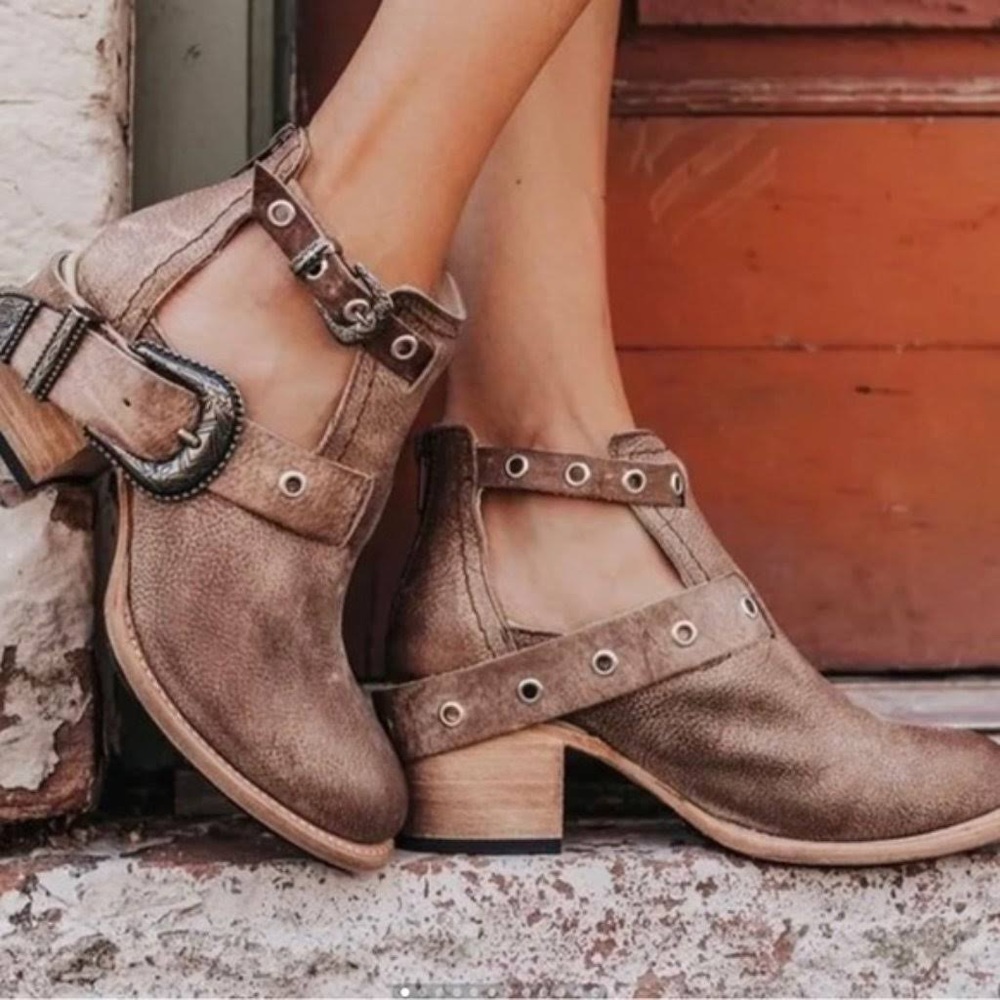Freebird - genuine leather booties